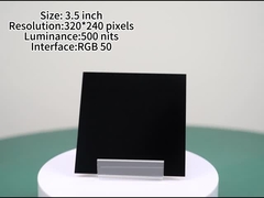 3.45 इंच कस्टम कैपेसिटिव टच पैनल रिज़ॉल्यूशन 800*480 पिक्सल चमक 500 निट्स उच्च चमक